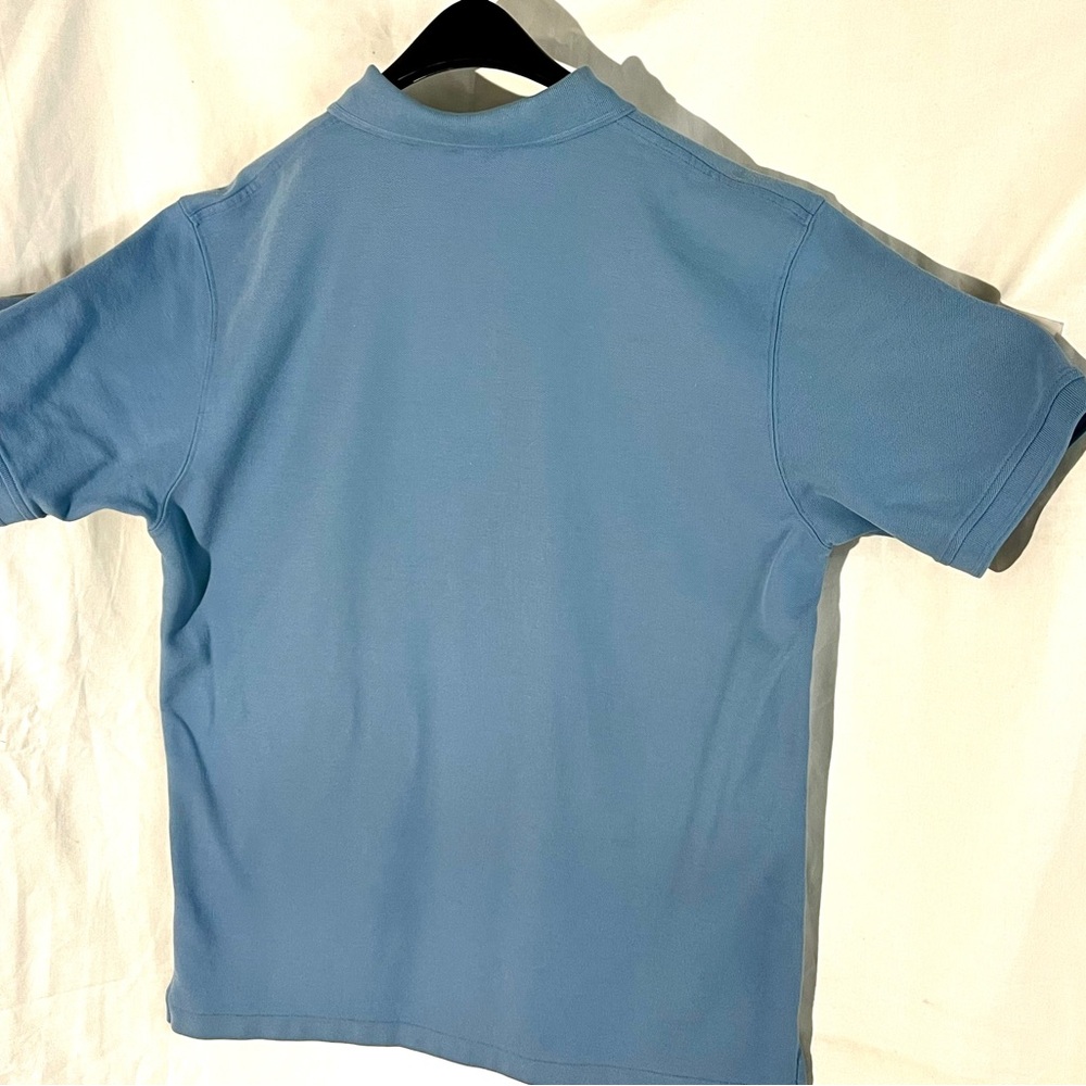 LL Bean Classic Blue Men's Polo Shirt - Picture 4 of 8
